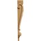 Ekena Millwork 6 3/4"W x 4 1/4"D x 27 1/2"H Extra Large Acanthus Pilaster Corbel, Cherry CORW07X04X27PACH - alternate 2